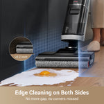 Load image into Gallery viewer, Dreame H14 vacuum demonstrating edge cleaning without gaps on hard floors