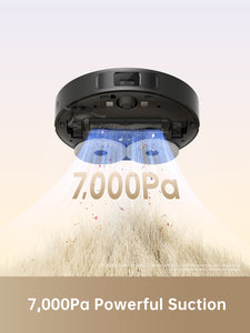 Dreame L10s Plus with 7,000Pa suction power lifting dirt and debris
