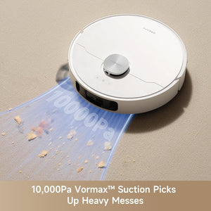 Dreame L10s Ultra Gen 2 Robot Vacuum and Mop, 10,000Pa Suction, RoboSwing Mop Extension, Fully Automatic Base, DuoScrub System, Pet Mode, Smart Carpet Strategy, 32 Water Levels, White, 2 Year Warranty