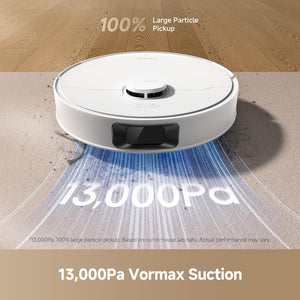 DREAME D20 Robot Vacuum, 13,000Pa Suction Power, DuoBrush for Zero Tangled Hair, LDS Navigation, 2-in-1 Vacuum & Mop, 5,200mAh Change to 285 mins Battery life, App & Voice Control, 2 Years Warranty