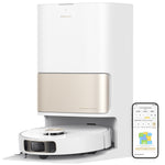 Load image into Gallery viewer, Dreame L10s Pro Ultra Robot Vacuum with charging dock and app interface
